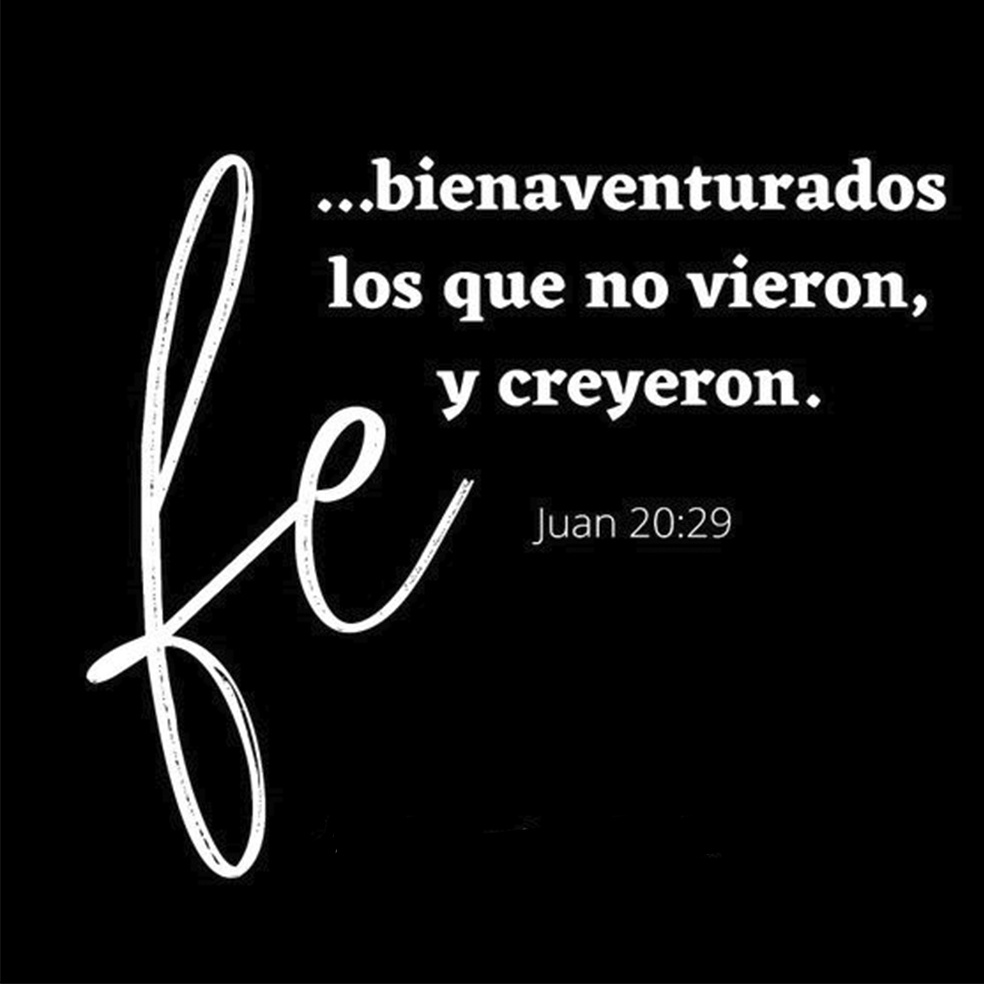 Juan 20:29 RVR1960