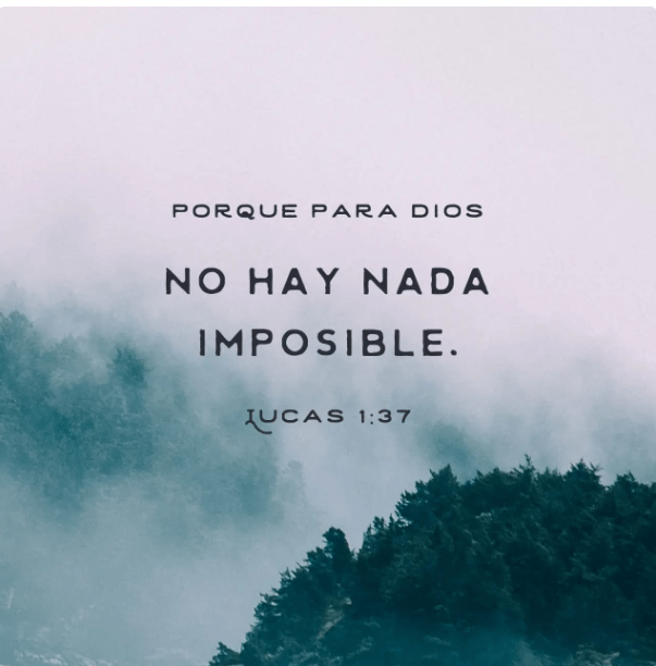 Lucas 1:37 NVI