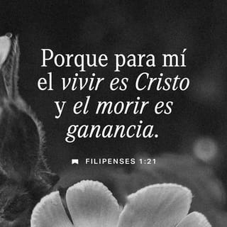 Filipenses 1:21 RVR1960