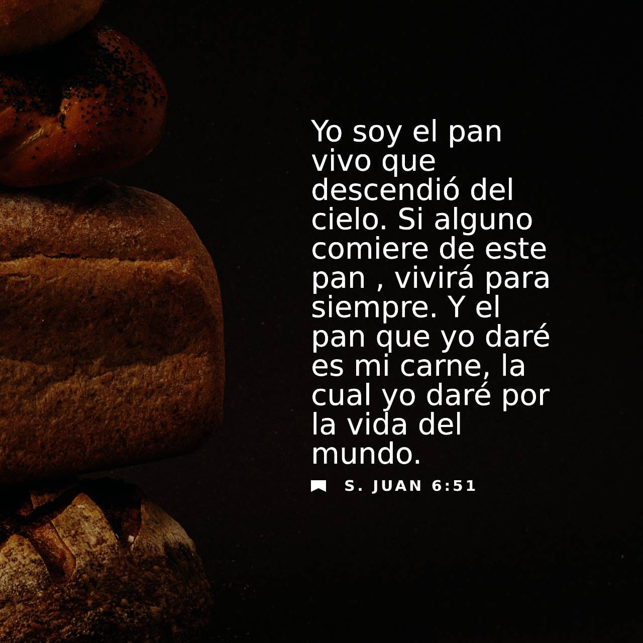 Juan 6:51 RVR1960