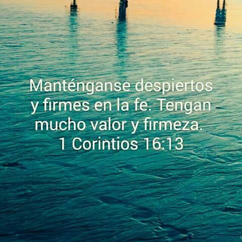 1 Corintios 16:13 DHH