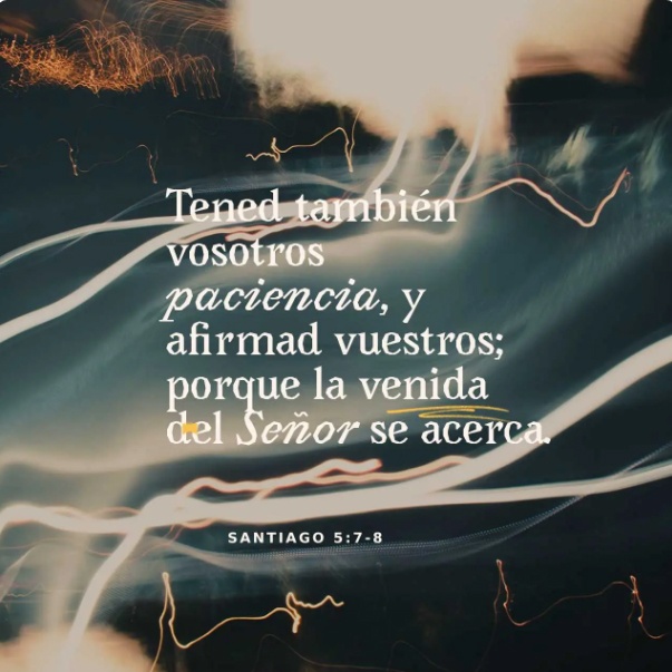 Santiago 5:8 RVR1960