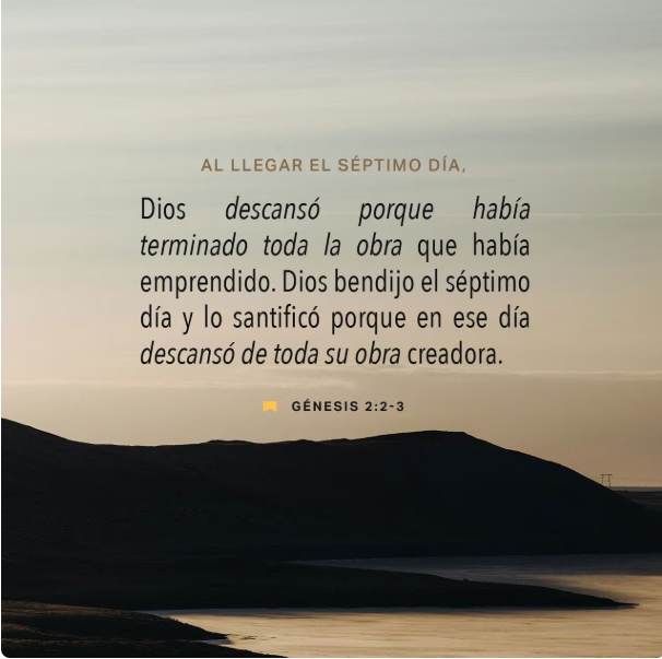 Génesis 2:2-3