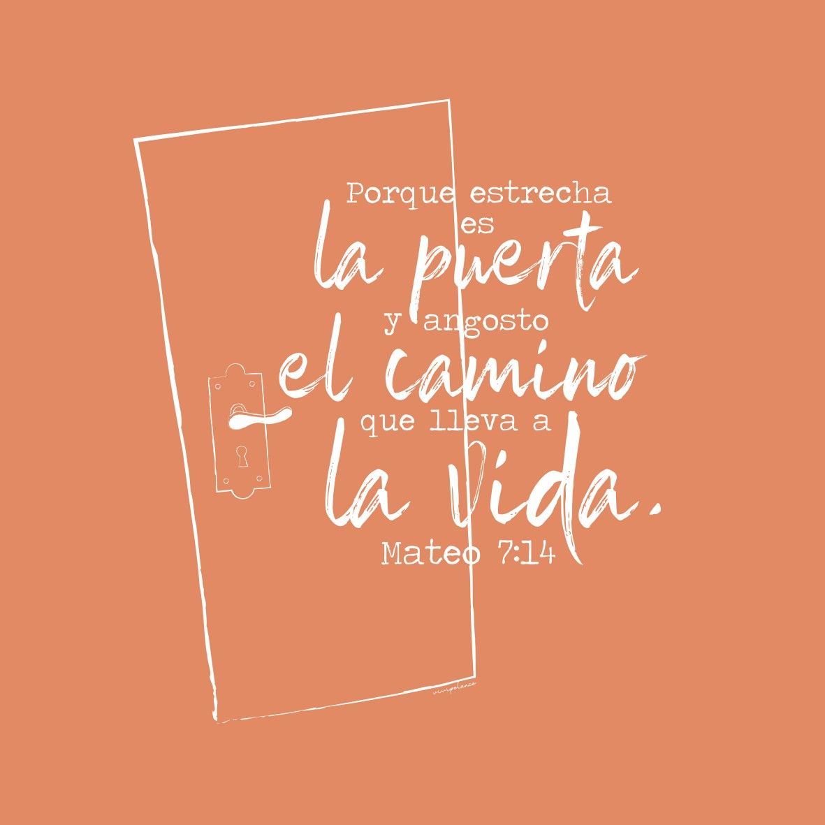 Mateo 7:14 RV1960